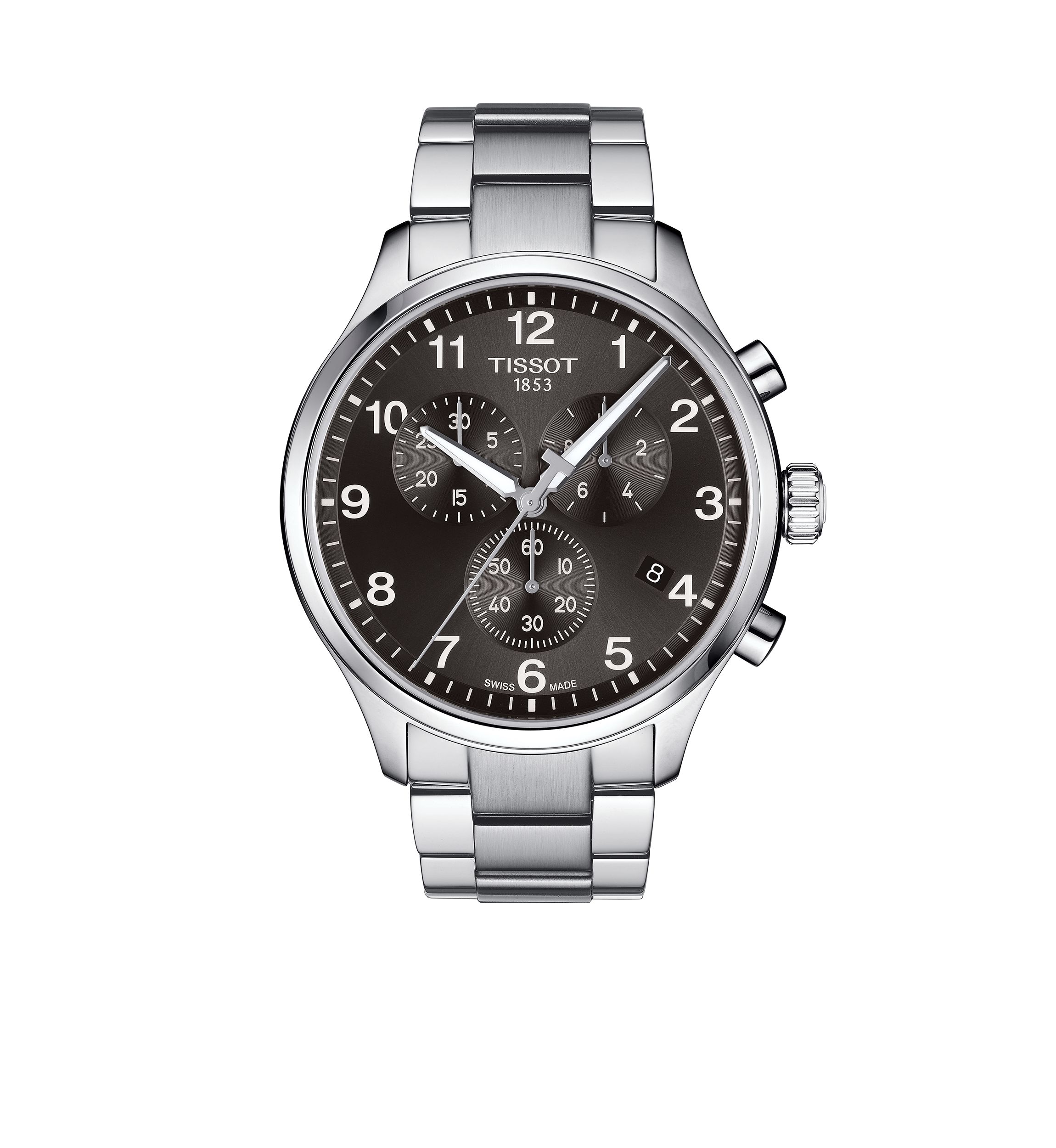 Mens Stainless Steel Chrono XL Classic Watch