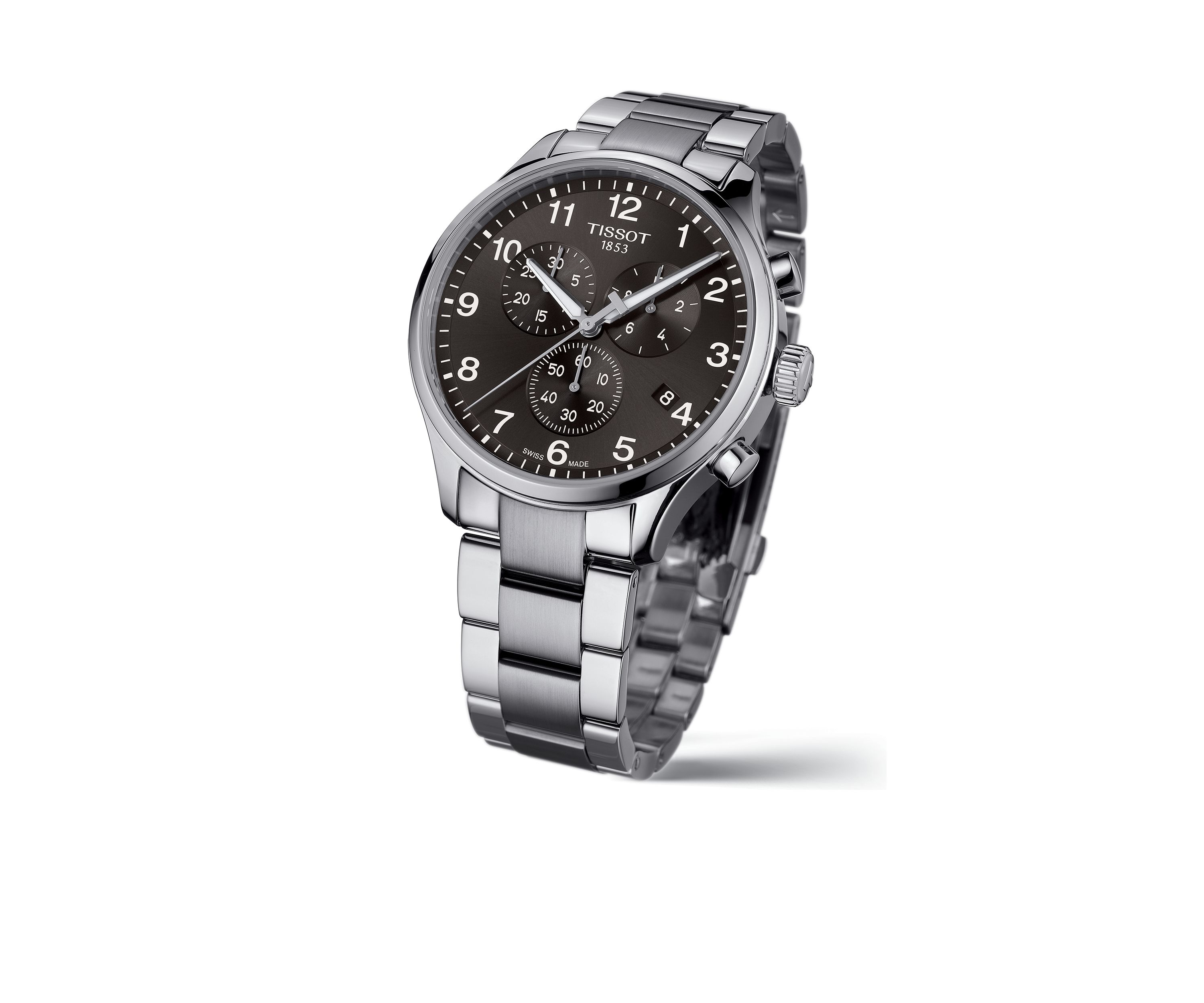 Mens Stainless Steel Chrono XL Classic Watch