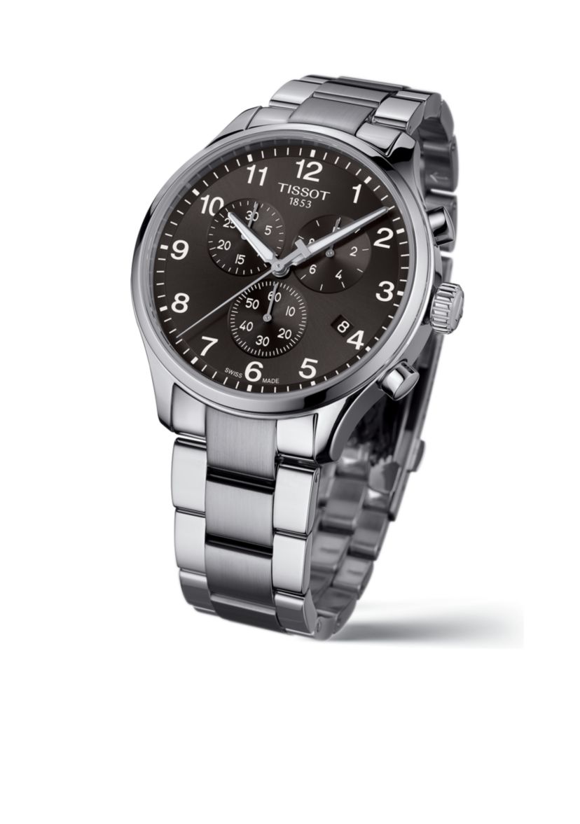 Mens Stainless Steel Chrono XL Classic Watch