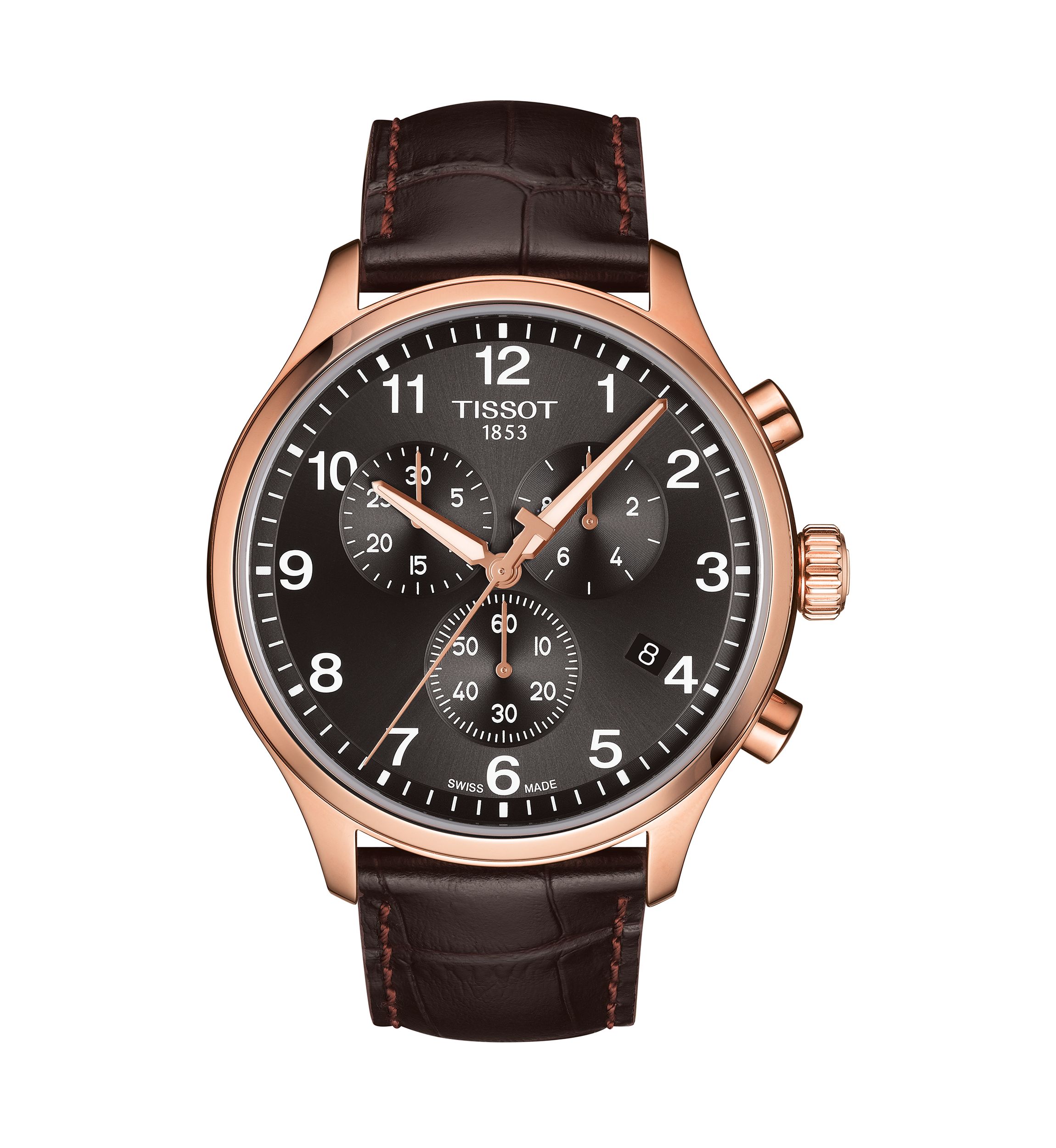 Mens Stainless Steel Chrono XL Classic Watch