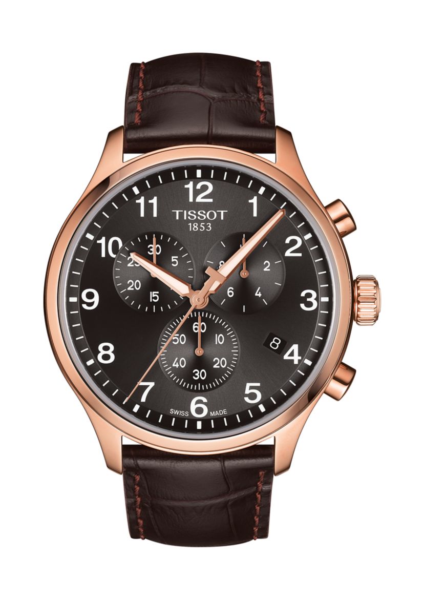 Mens Stainless Steel Chrono XL Classic Watch