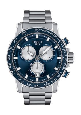 Tissot Men's Supersport Chrono Watch In Stainless Steel