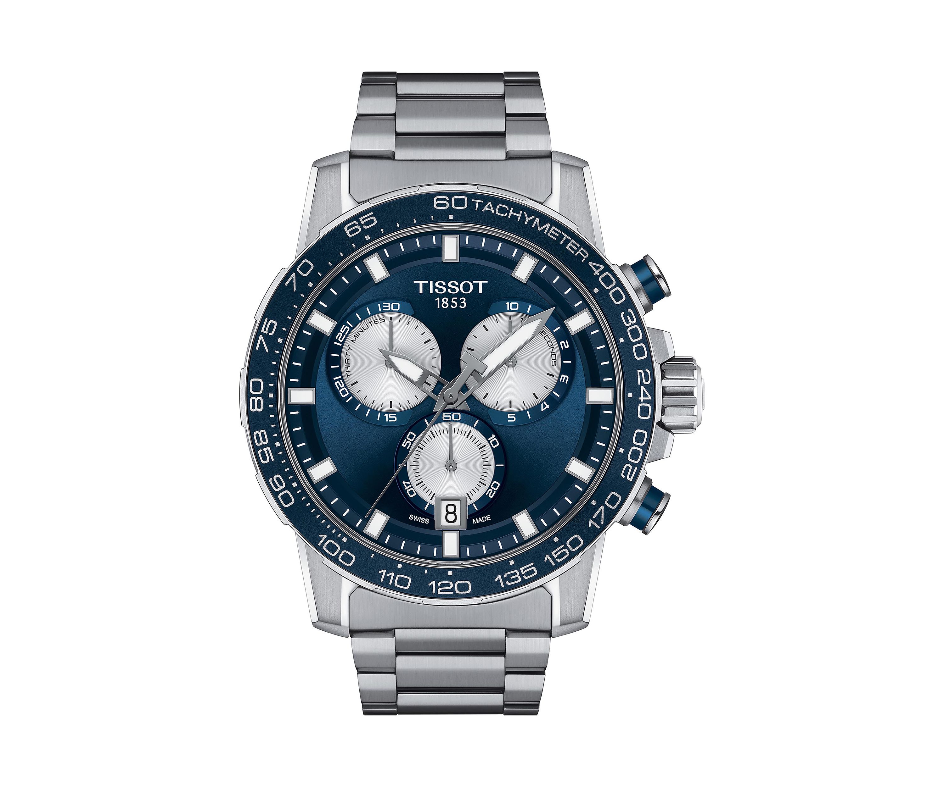 Mens Supersport Chrono Watch in Stainless Steel 