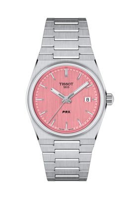 Tissot Stainless Steel Pink Bracelet Watch