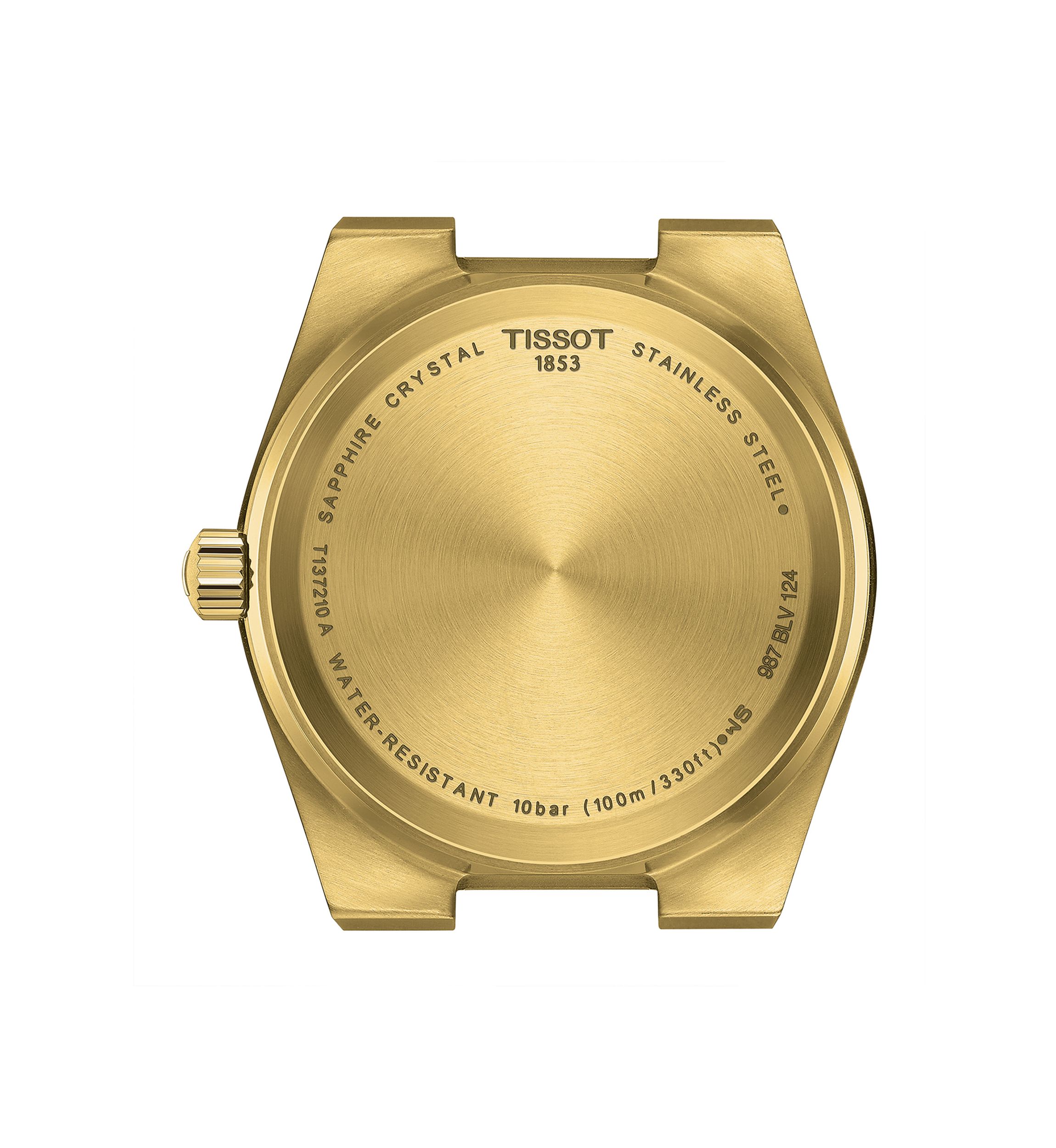 Gold Tone Unisex PRX 40205 35 Millimeter Watch in Stainless Steel 