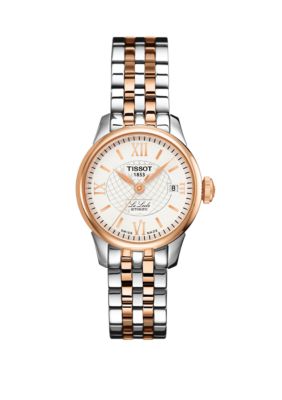 Tissot Women's Two Tone Stainless Steel Swiss Le Locle Automatic Bracelet Watch