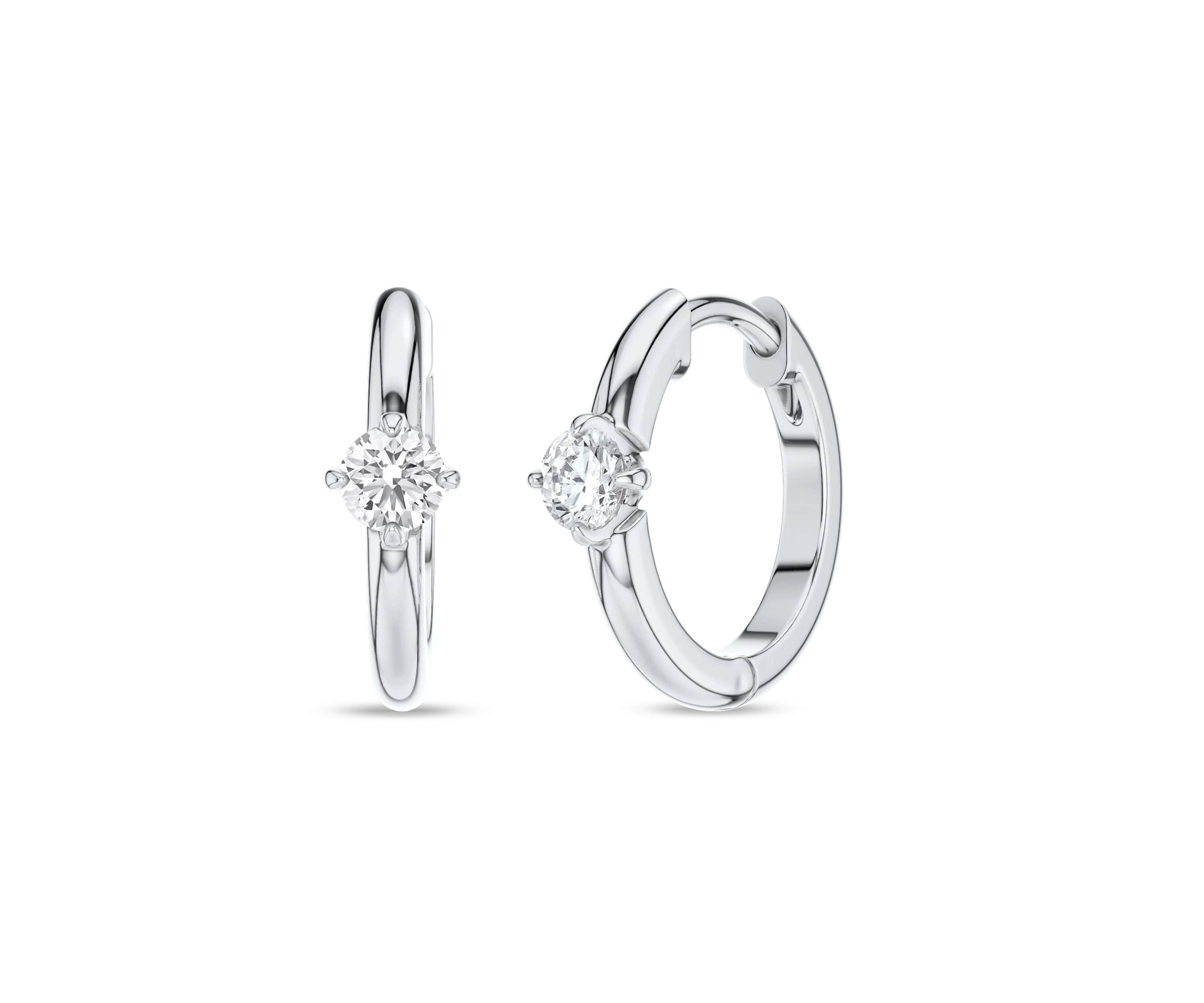 Lab Created 1/5 Ct.t.w. Diamond Dainty Fashion Studs in 10KW