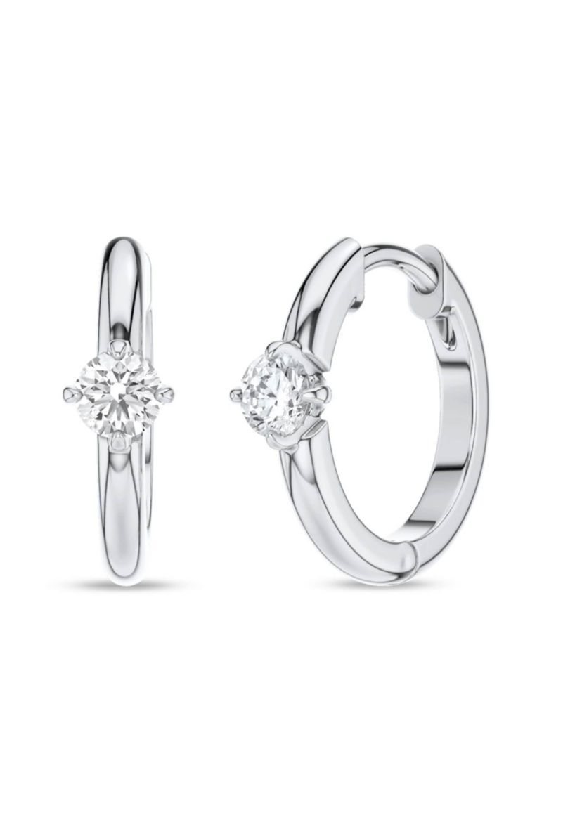 Lab Created 1/5 Ct.t.w. Diamond Dainty Fashion Studs in 10KW