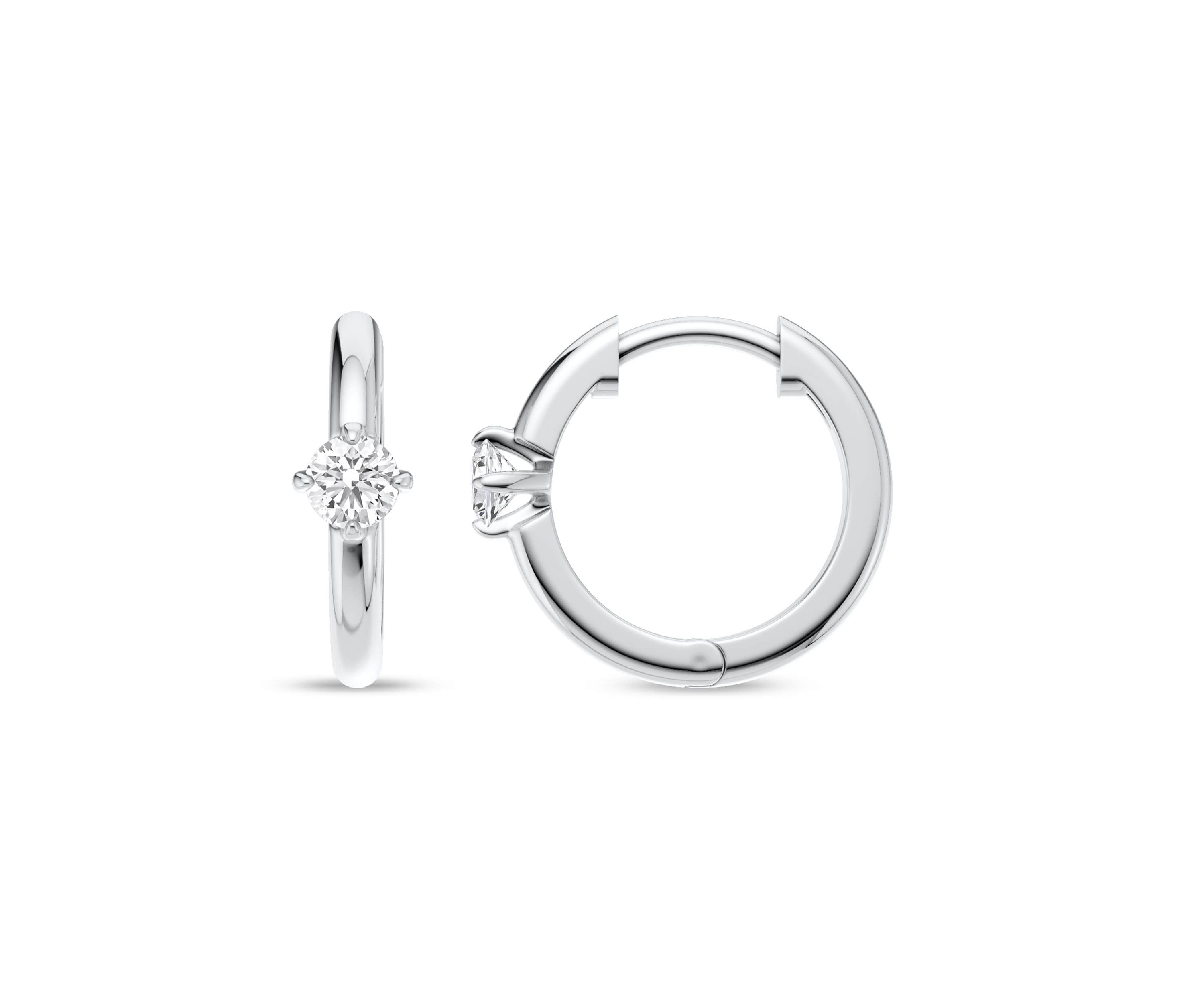Lab Created 1/5 Ct.t.w. Diamond Dainty Fashion Studs in 10KW