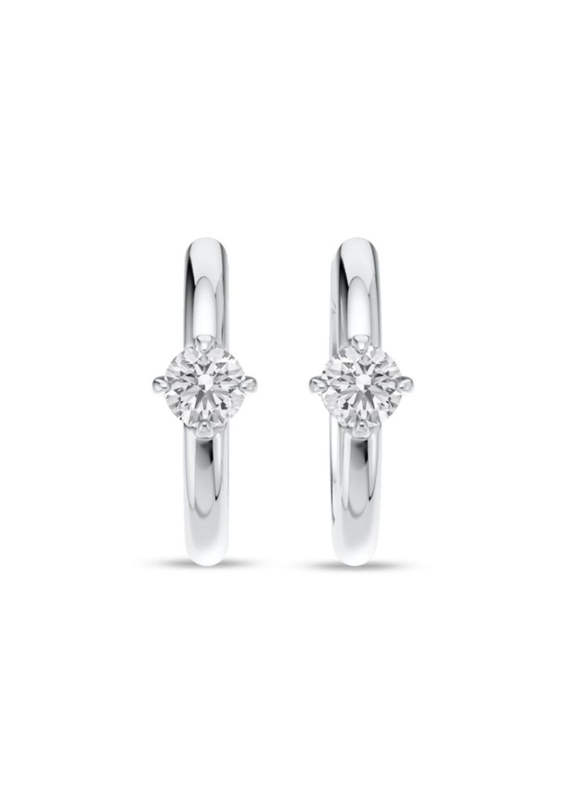 Lab Created 1/5 Ct.t.w. Diamond Dainty Fashion Studs in 10KW