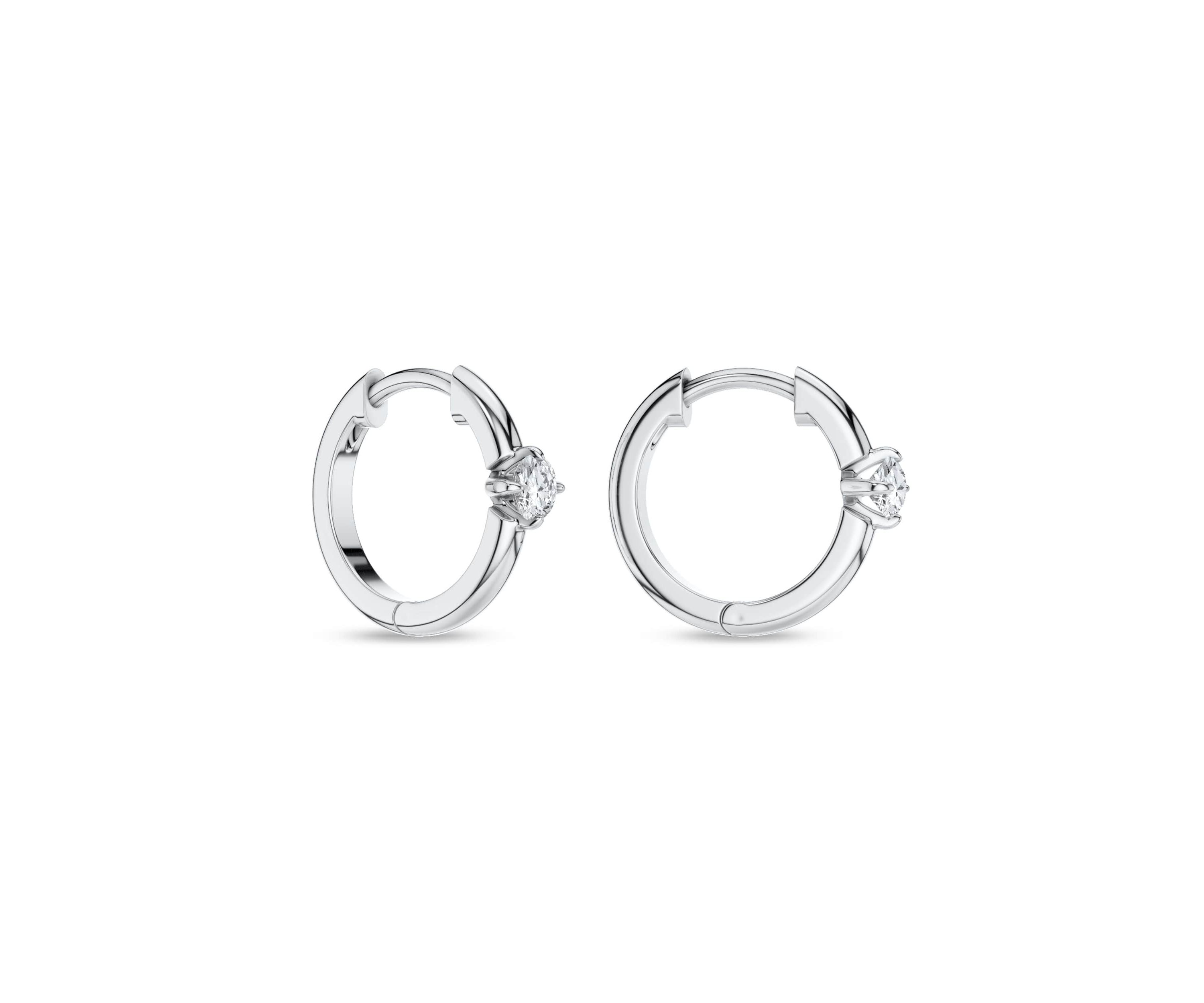 Lab Created 1/5 Ct.t.w. Diamond Dainty Fashion Studs in 10KW