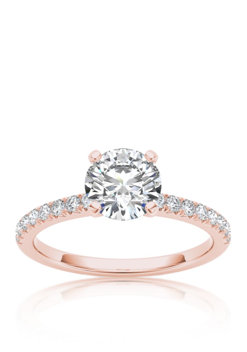 3/4 ct. t.w. Diamond Engagement Ring in 14k Rose Gold
