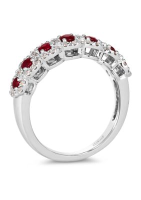 Ring featuring 1/2 ct. t.w. Passion Ruby™, 1/3 ct. t.w. Nude Diamonds™  in 14K Vanilla Gold®