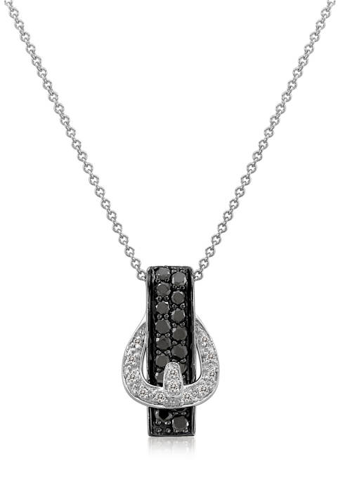  3/8 ct. t.w. Diamond Pendant Necklace in White Gold 
