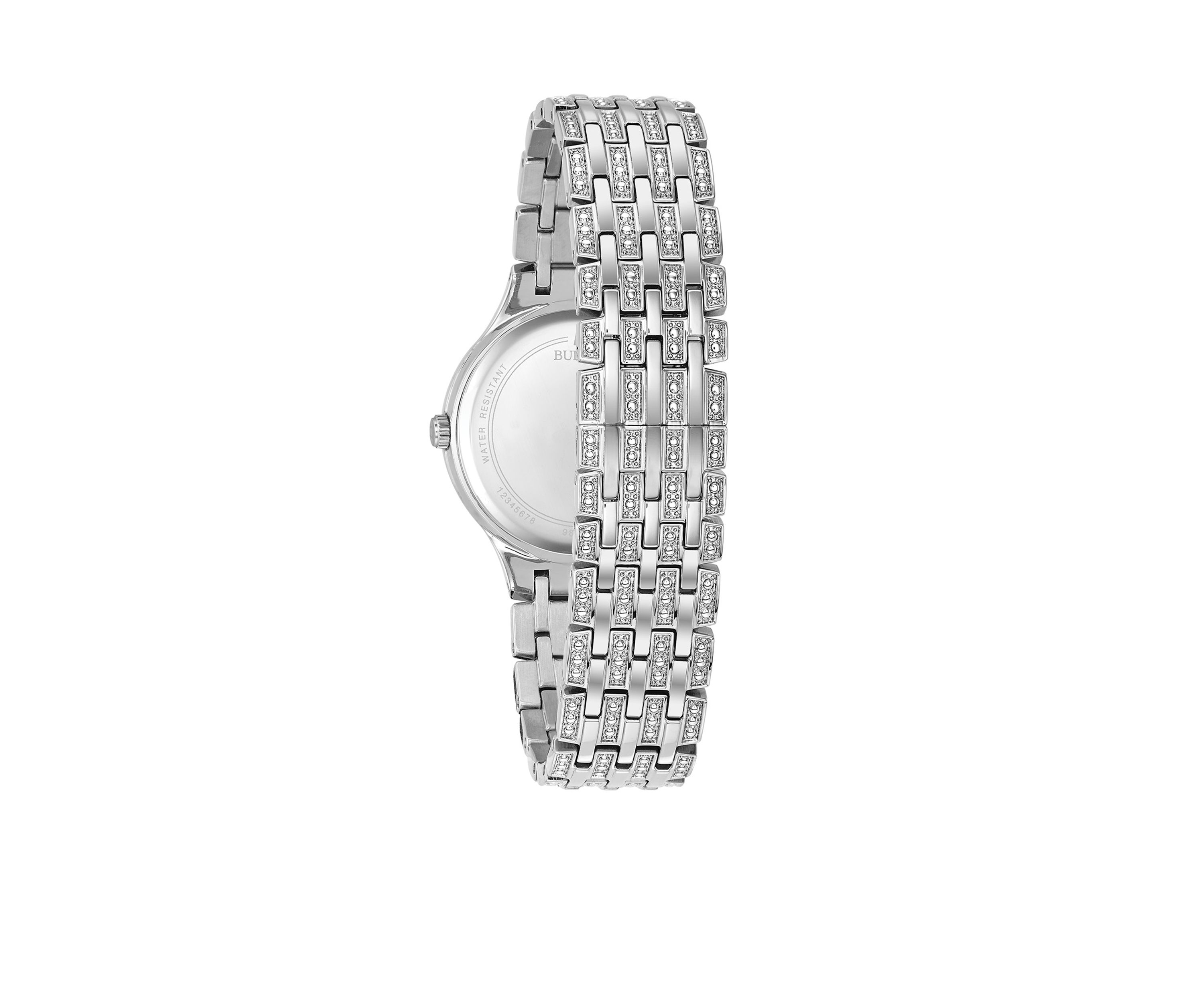 Womens Silver-Tone Slim Watch