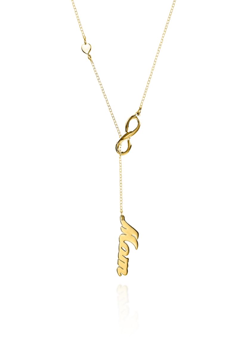 14k Yellow Gold Mom Necklace