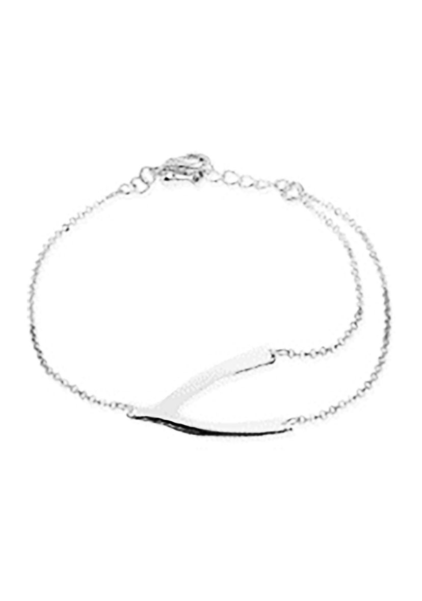 Sterling Silver Wishbone Bracelet