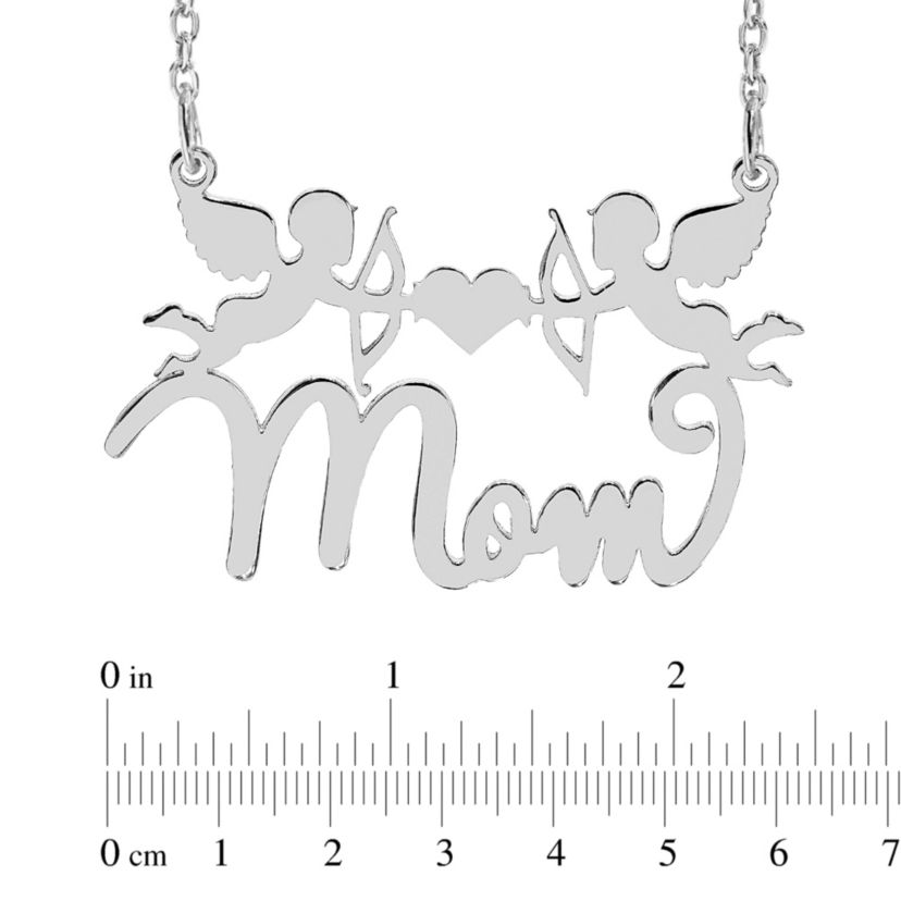 "Mom" Cupid Name Necklace