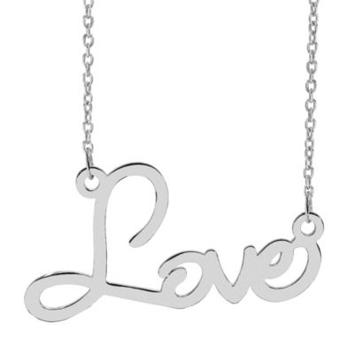 Belk & Co "Love" Name Necklace