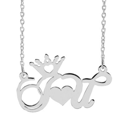 Belk & Co "I-heart-U" Name Necklace