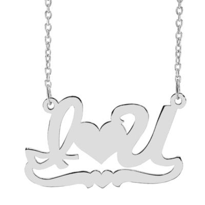 Belk & Co "I-heart-U" Name Necklace
