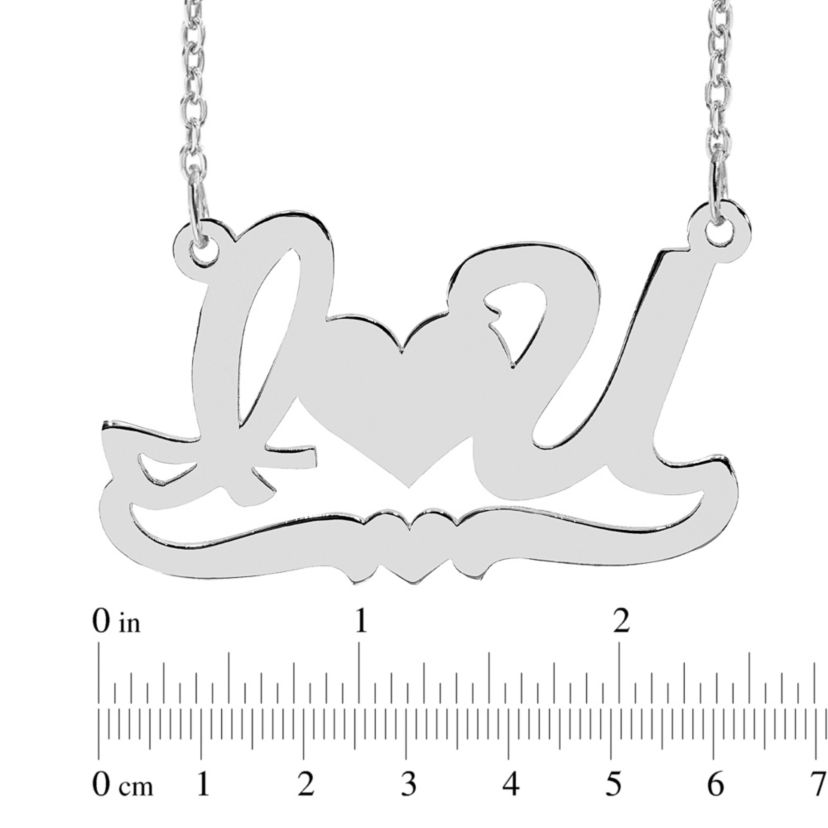 "I-heart-U" Name Necklace