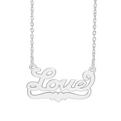 Belk & Co "Love" Name Necklace