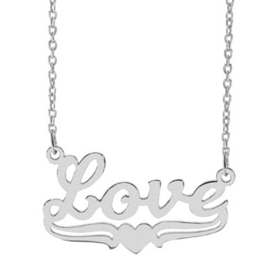 Belk & Co "Love" Name Necklace