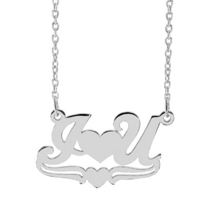 Belk & Co "I-heart-U" Name Necklace