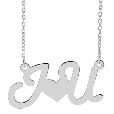 Belk & Co "I-heart-U" Name Necklace