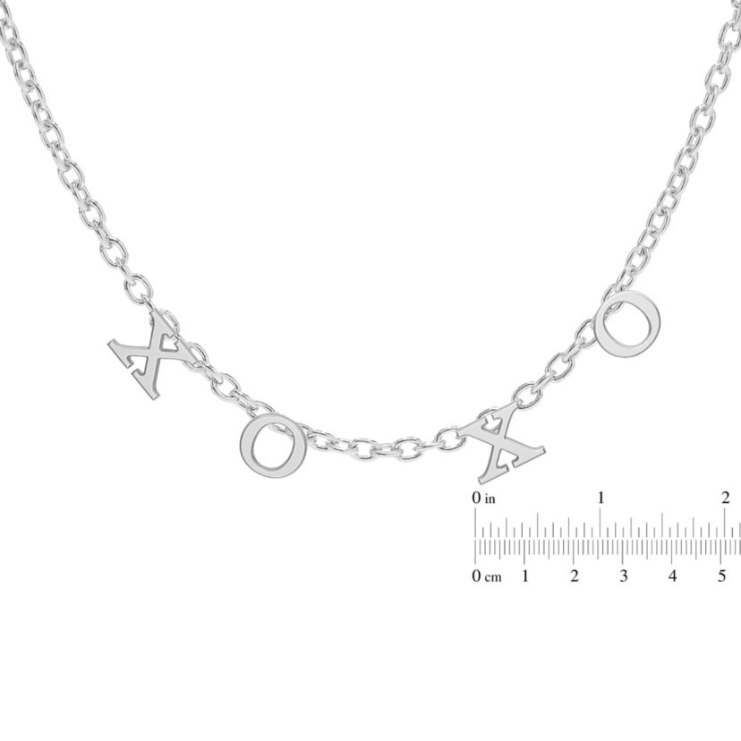 "XOXO" Initial Name Necklace