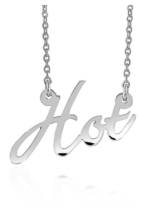 Sterling Silver Hot Necklace