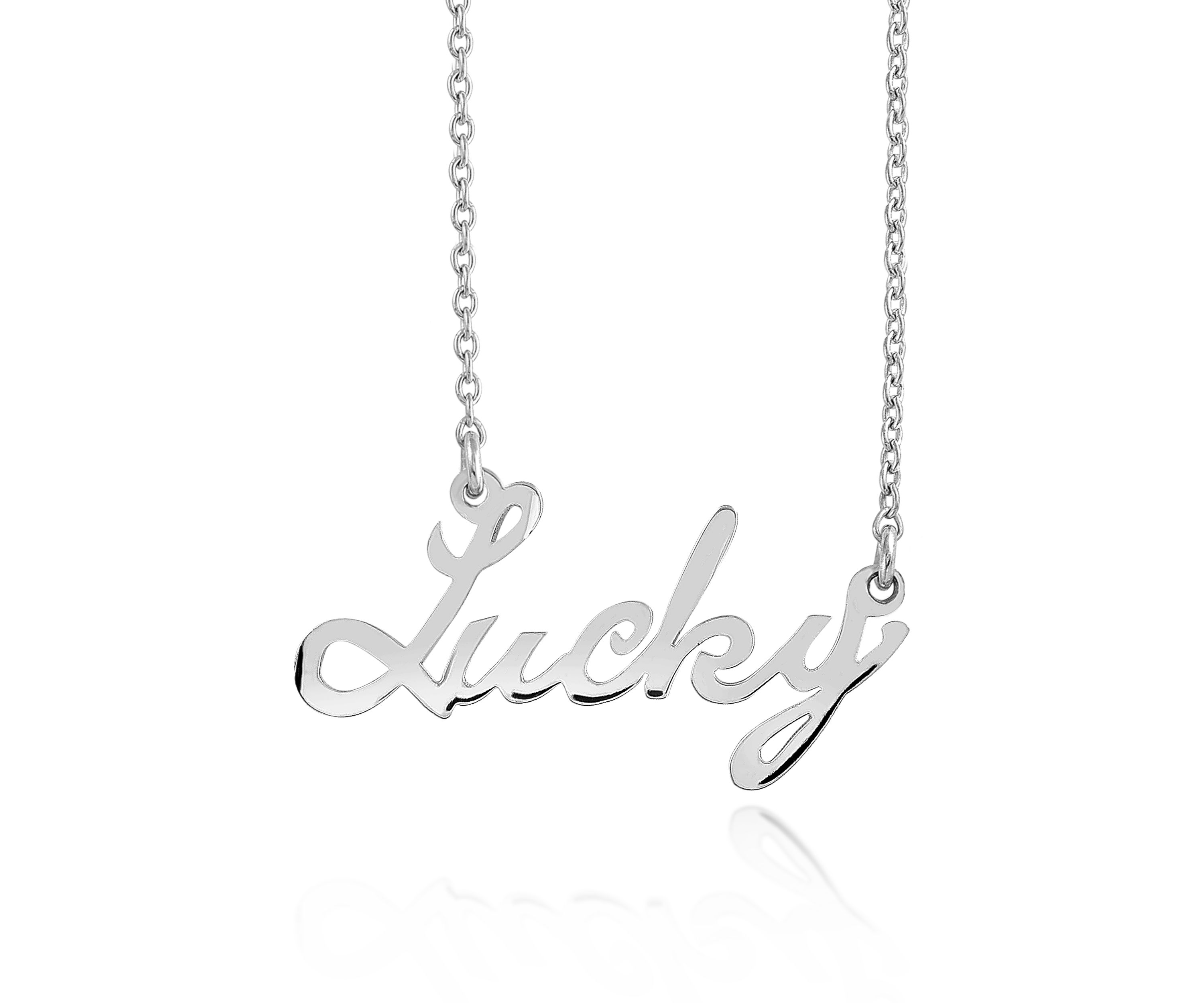 Sterling Silver Lucky Necklace