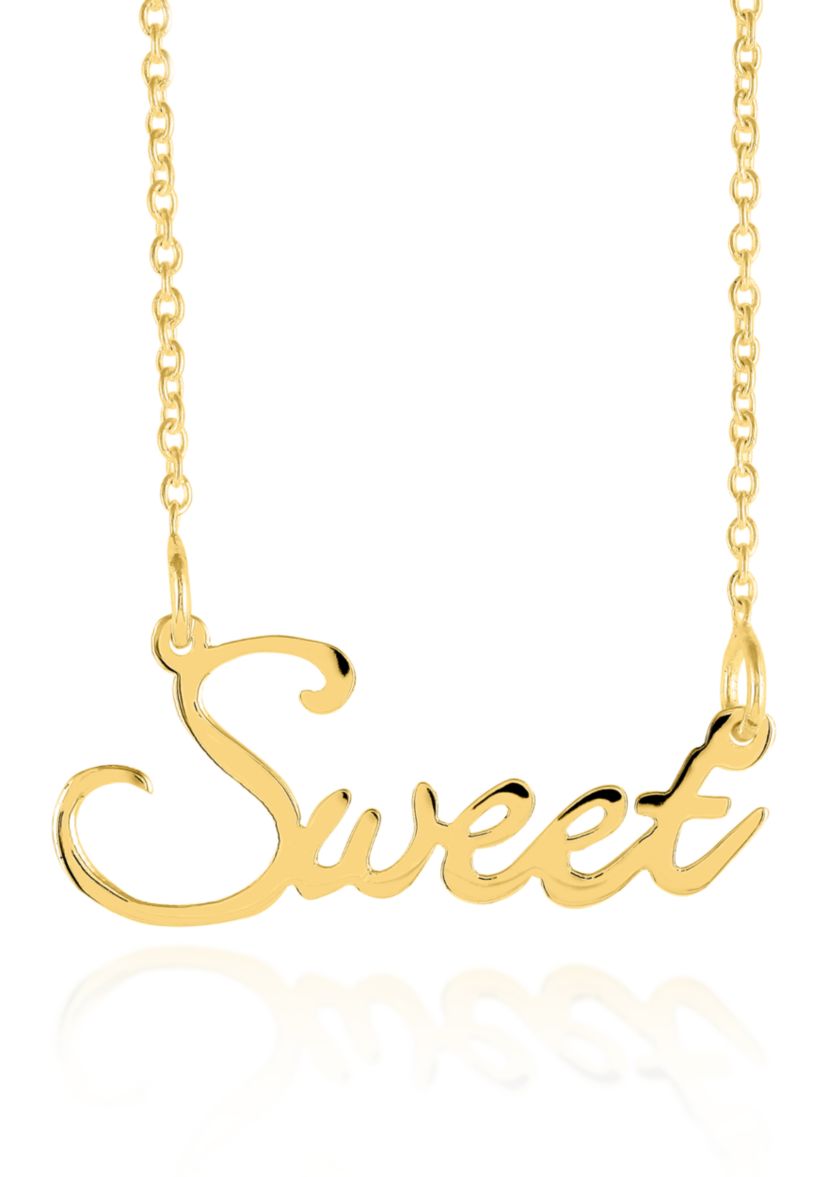 10k Yellow Gold Sweet Necklace