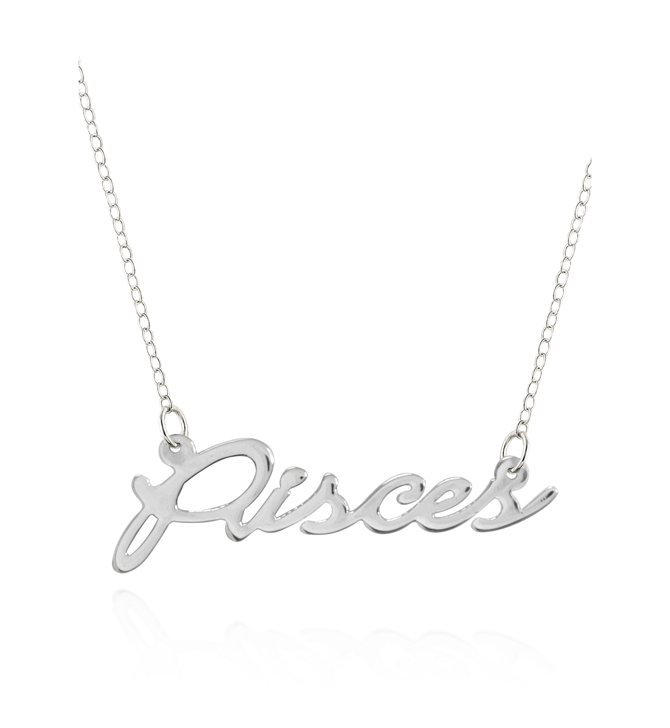 Sterling Silver Pisces Necklace
