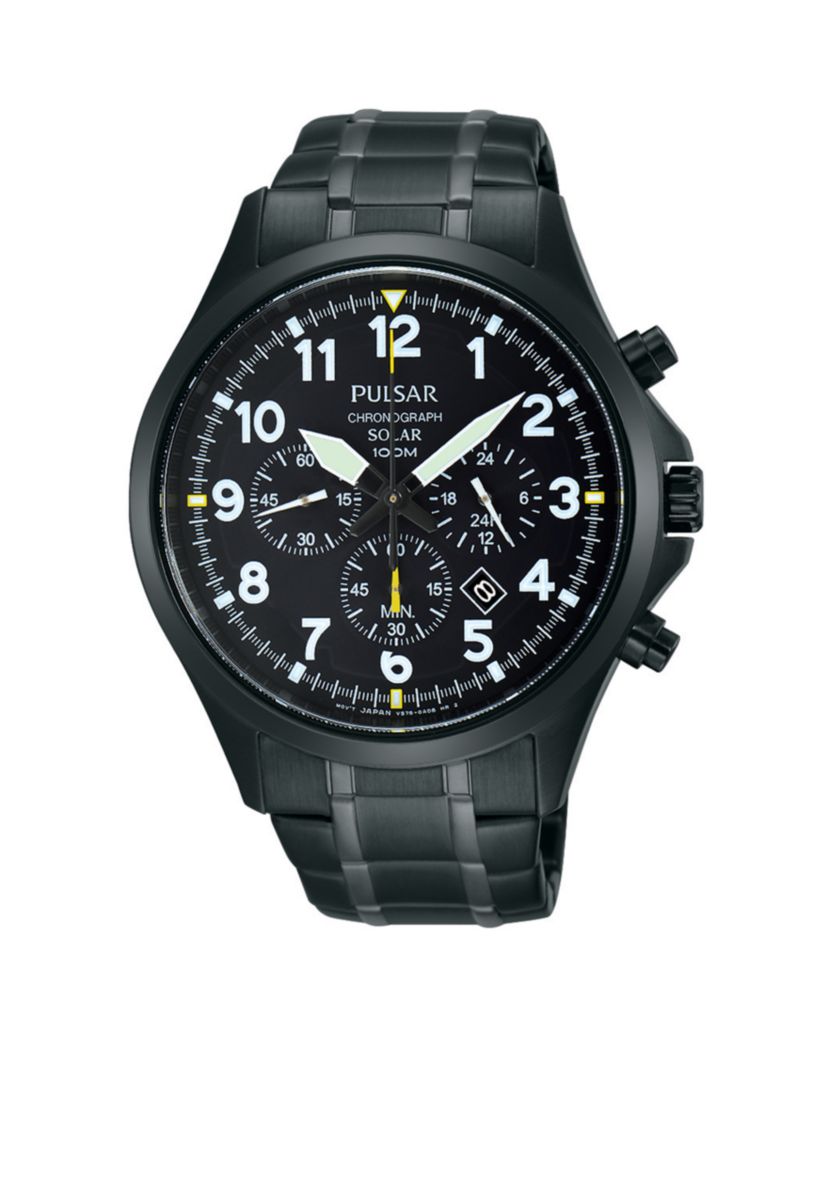 Mens Solar Chronograph Watch