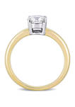 Lab Created 3/4 ct. t.w. Moissanite Solitaire Ring in 14k Yellow Gold