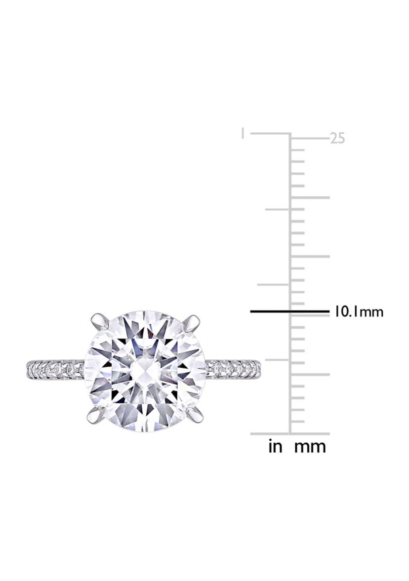 4.2 ct. t.w. Lab Created Moissanite Engagement Ring in 10K White Gold