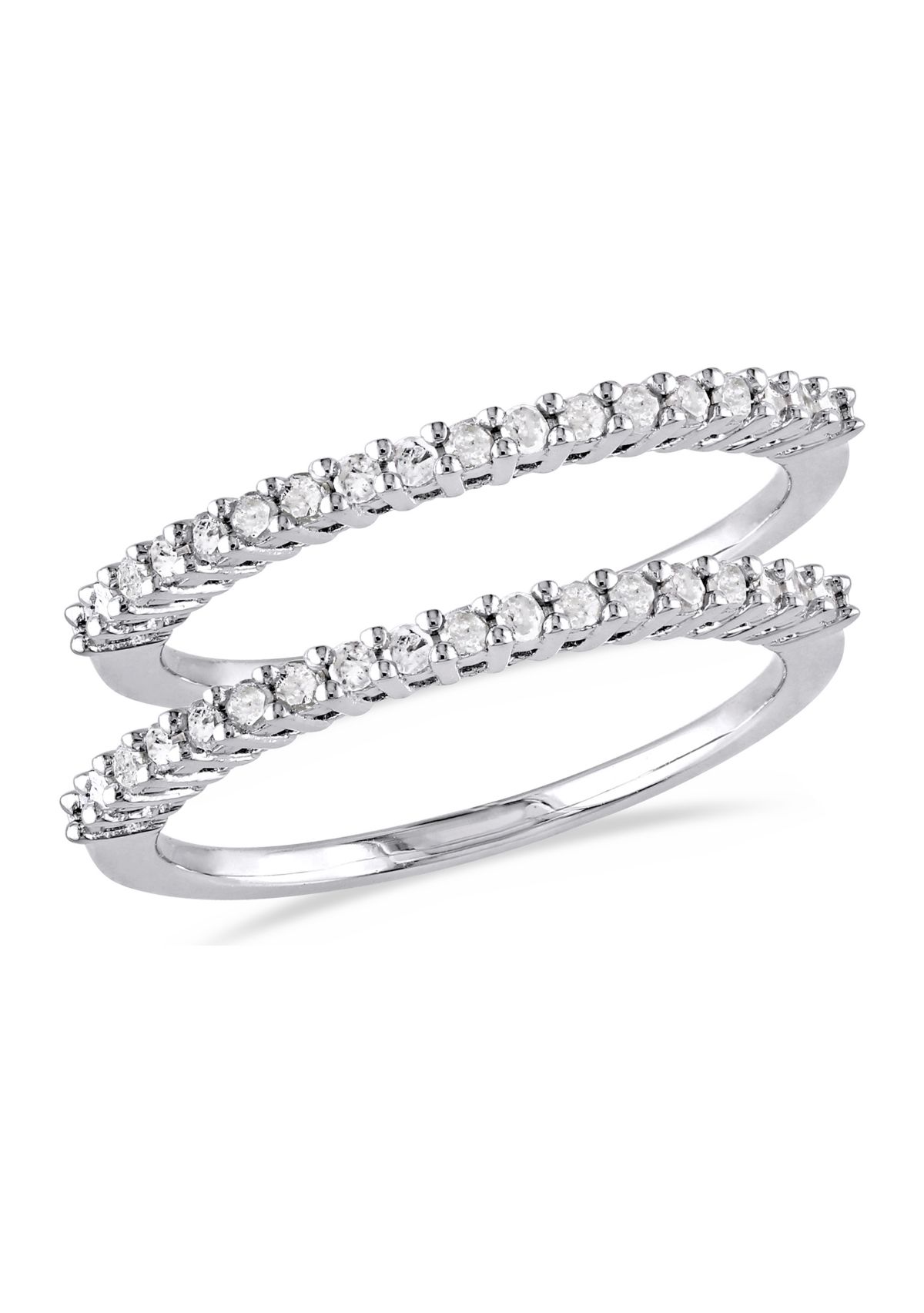 1/3 ct. t.w. Diamond Anniversary 2-Piece Ring Set In Sterling Silver