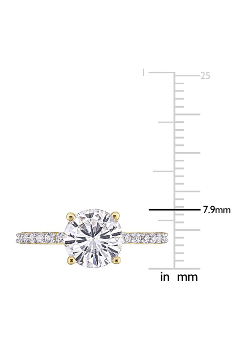 2.75 ct. t.w. Created White Sapphire Engagement Ring in 10K Yellow Gold
