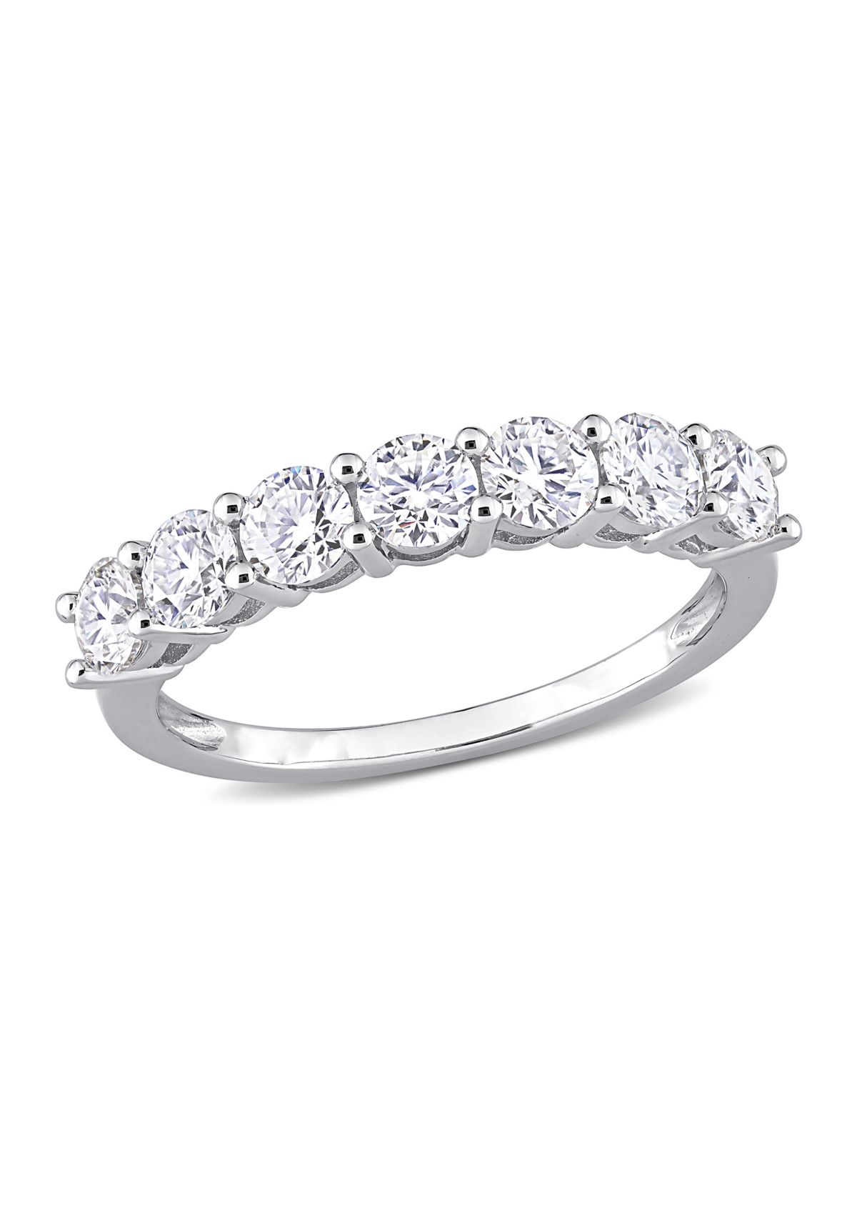 1 ct. t.w. Created Moissanite Anniversary Band in Sterling Silver