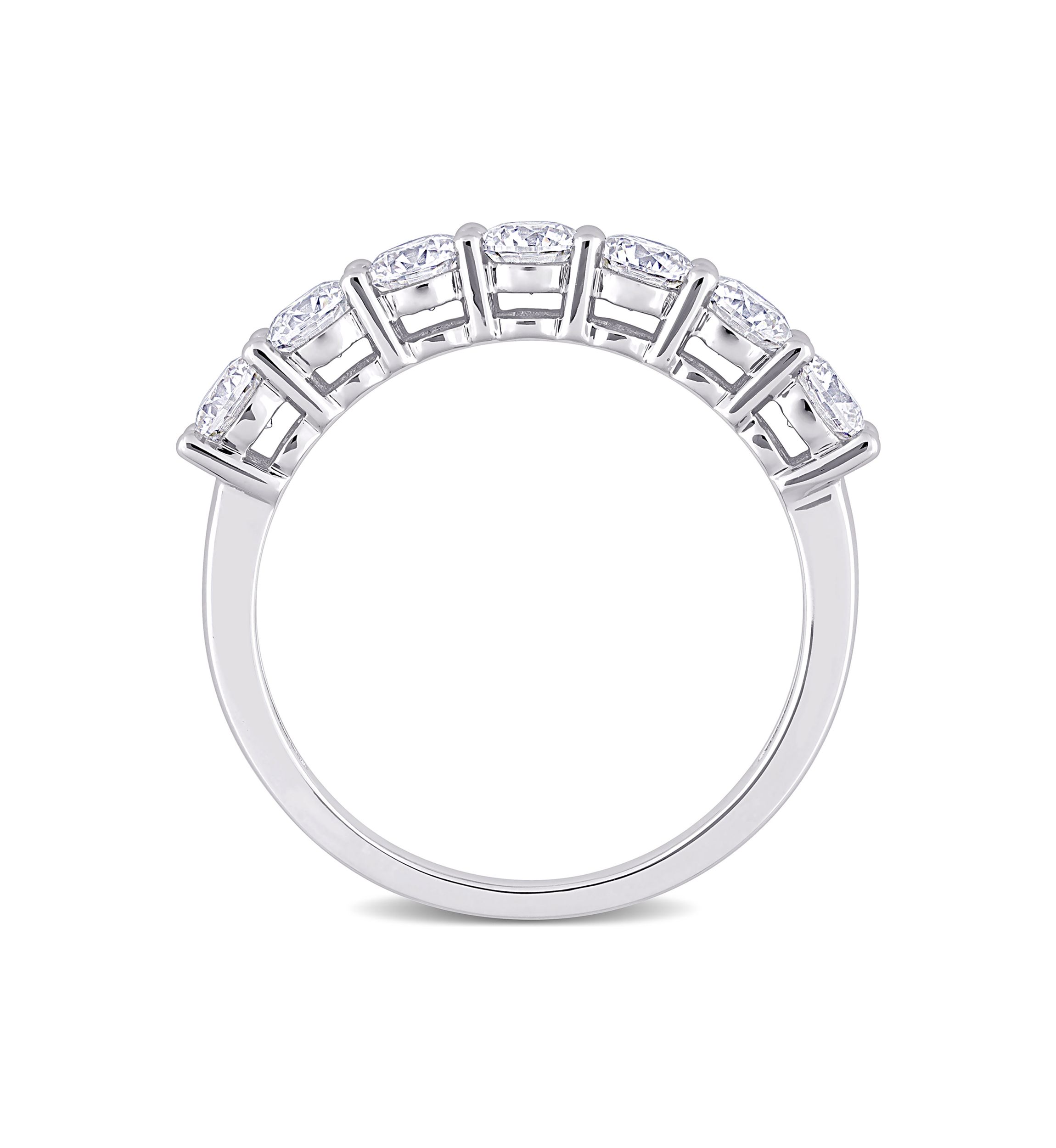 1 ct. t.w. Created Moissanite Anniversary Band in Sterling Silver