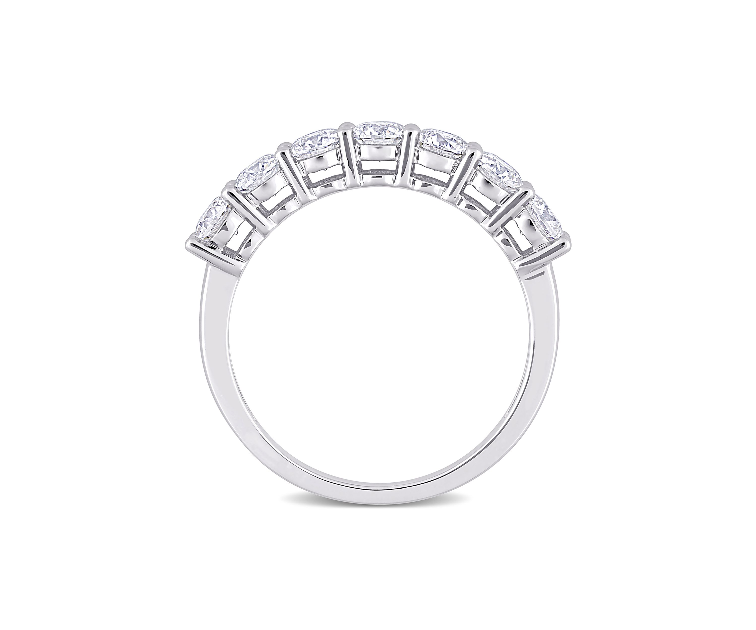 1 ct. t.w. Created Moissanite Anniversary Band in Sterling Silver