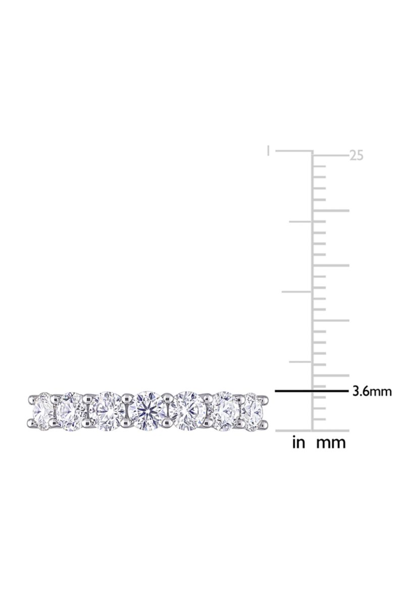 1 ct. t.w. Created Moissanite Anniversary Band in Sterling Silver