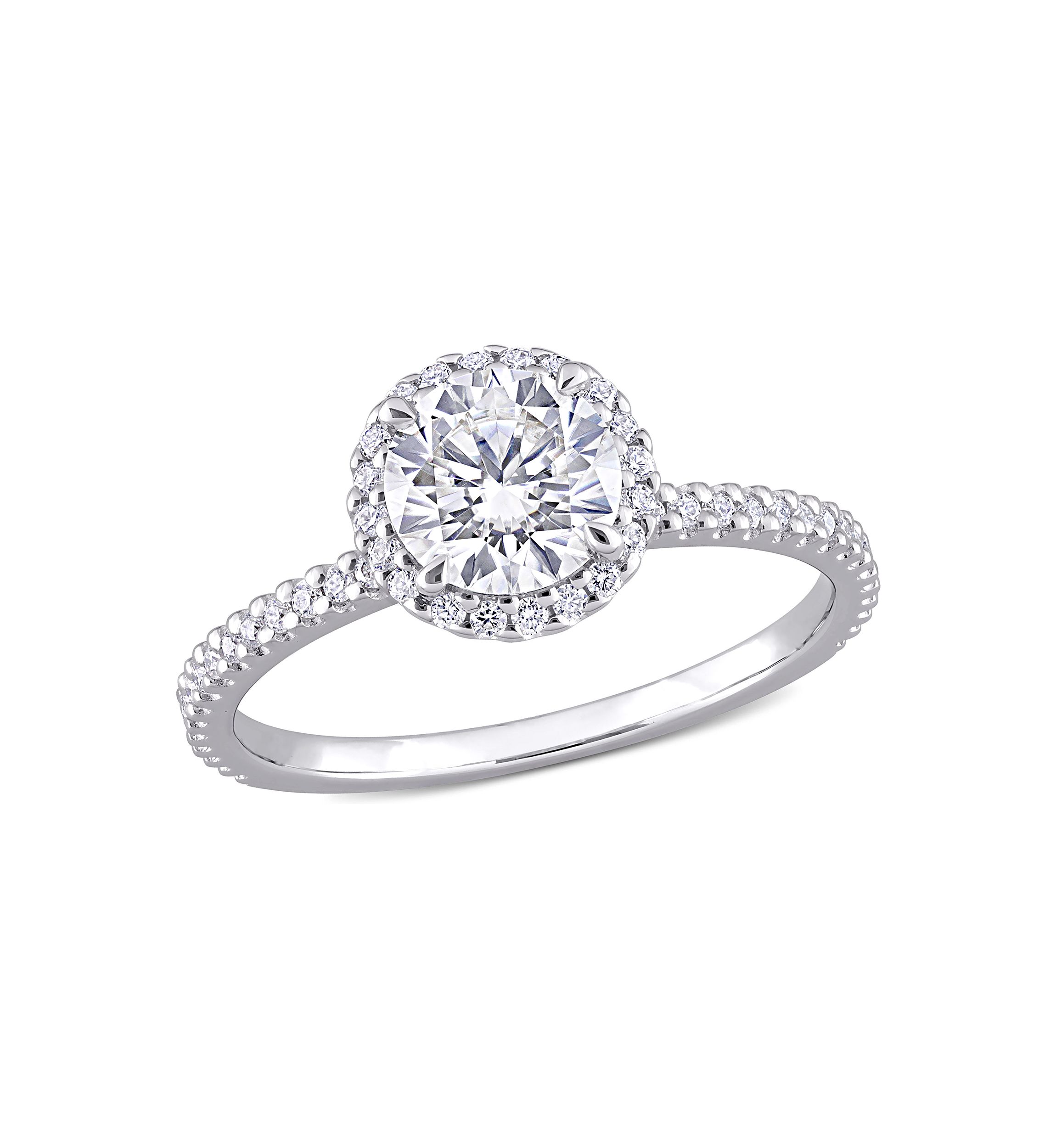 1.25 ct. t.w. Created Moissanite Ring in Sterling Silver