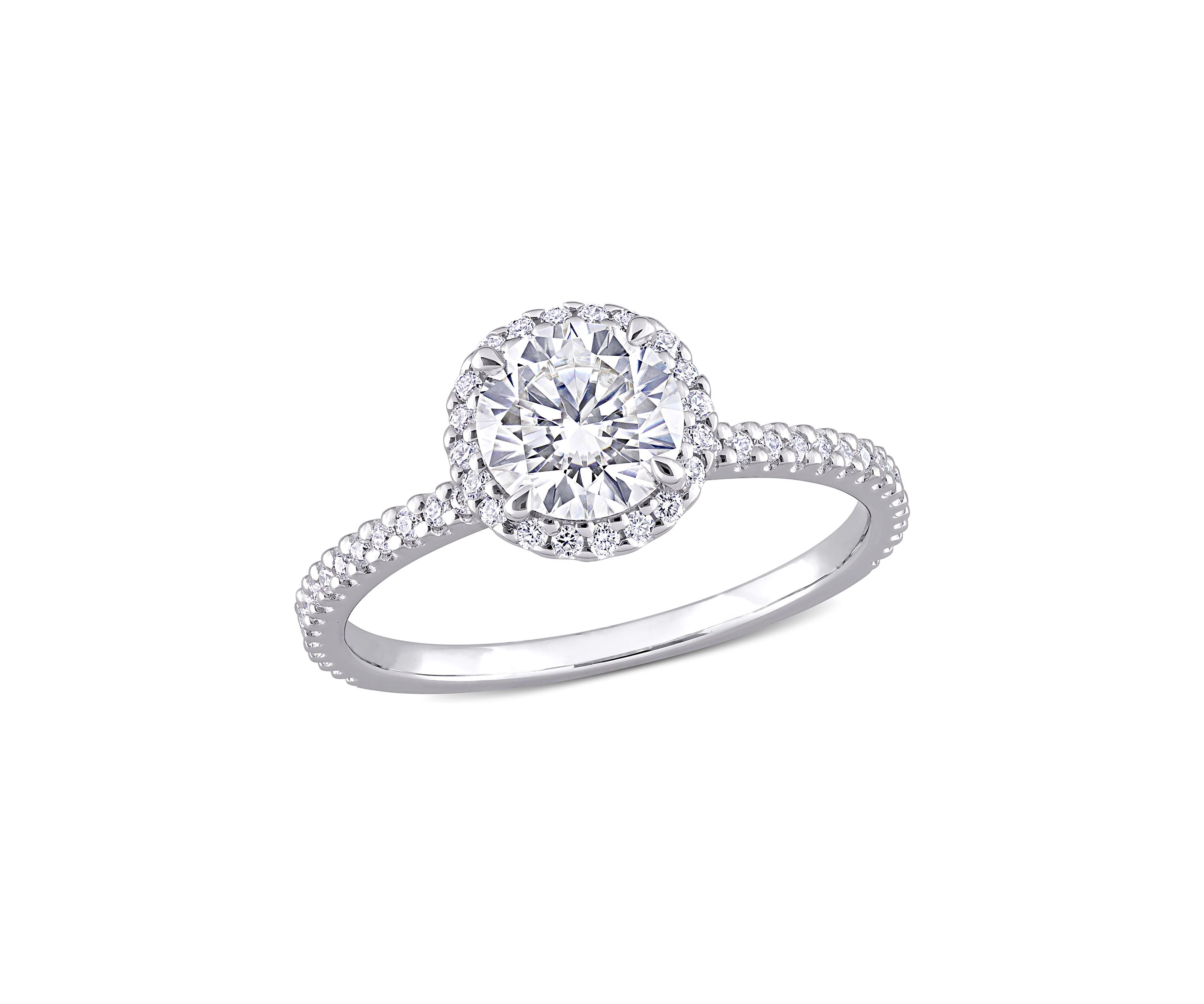 1.25 ct. t.w. Created Moissanite Ring in Sterling Silver
