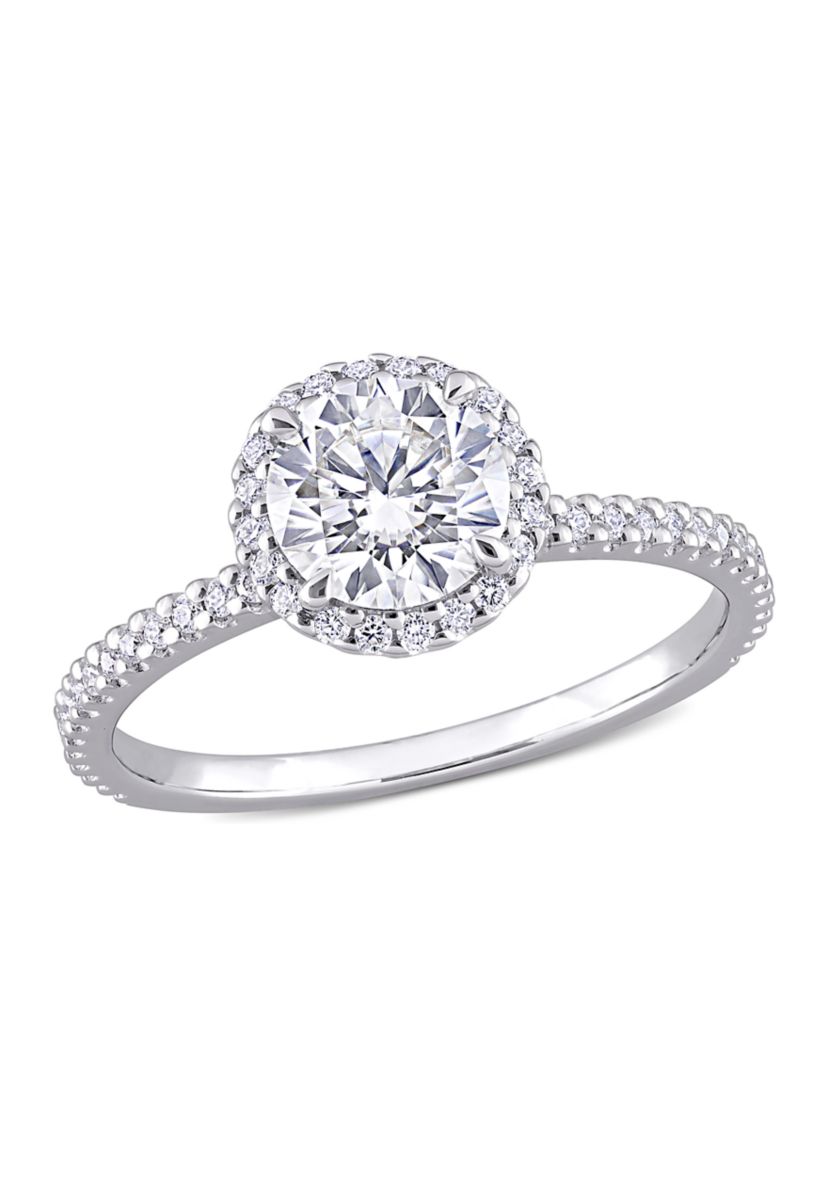 1.25 ct. t.w. Created Moissanite Ring in Sterling Silver