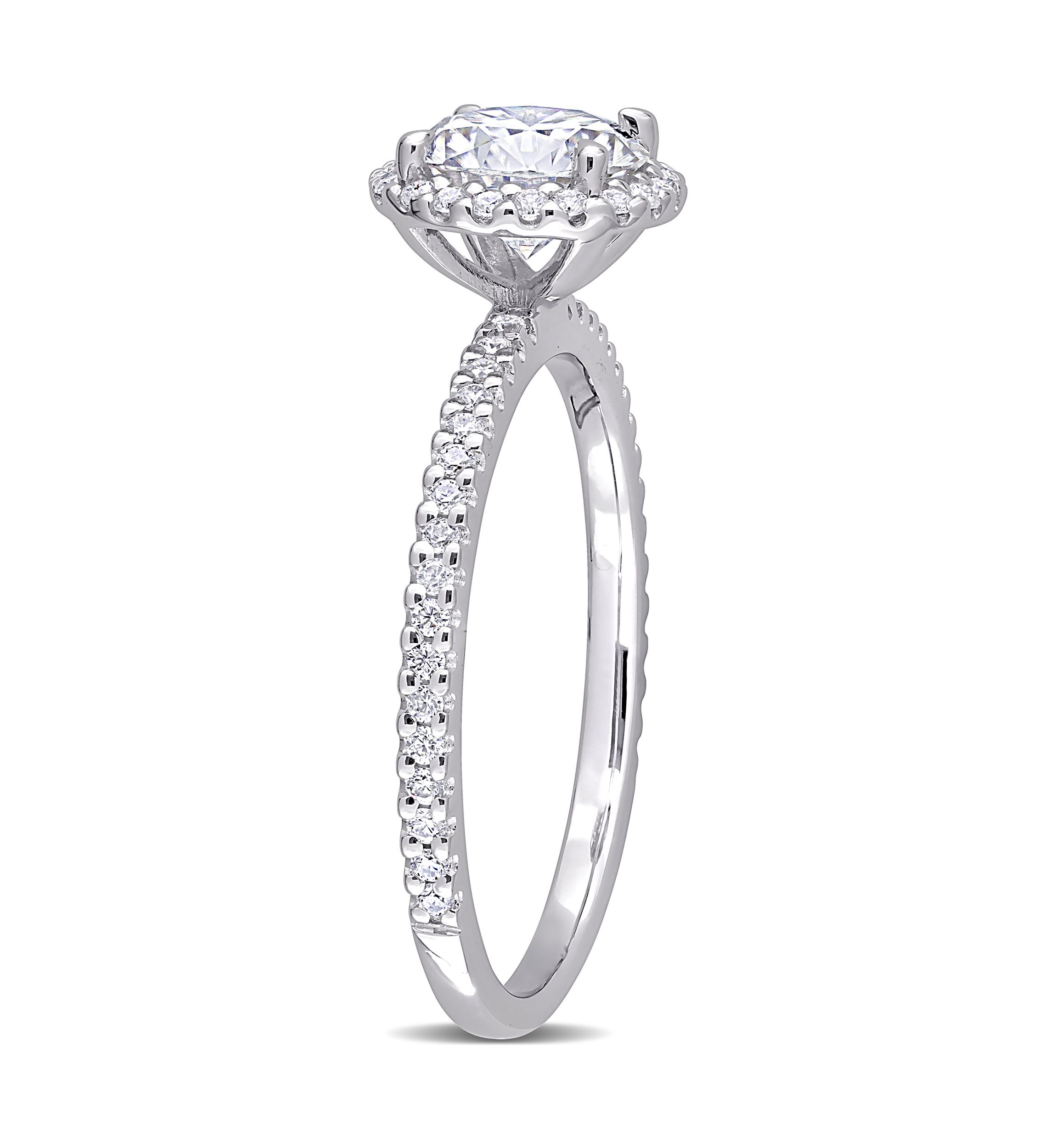 1.25 ct. t.w. Created Moissanite Ring in Sterling Silver