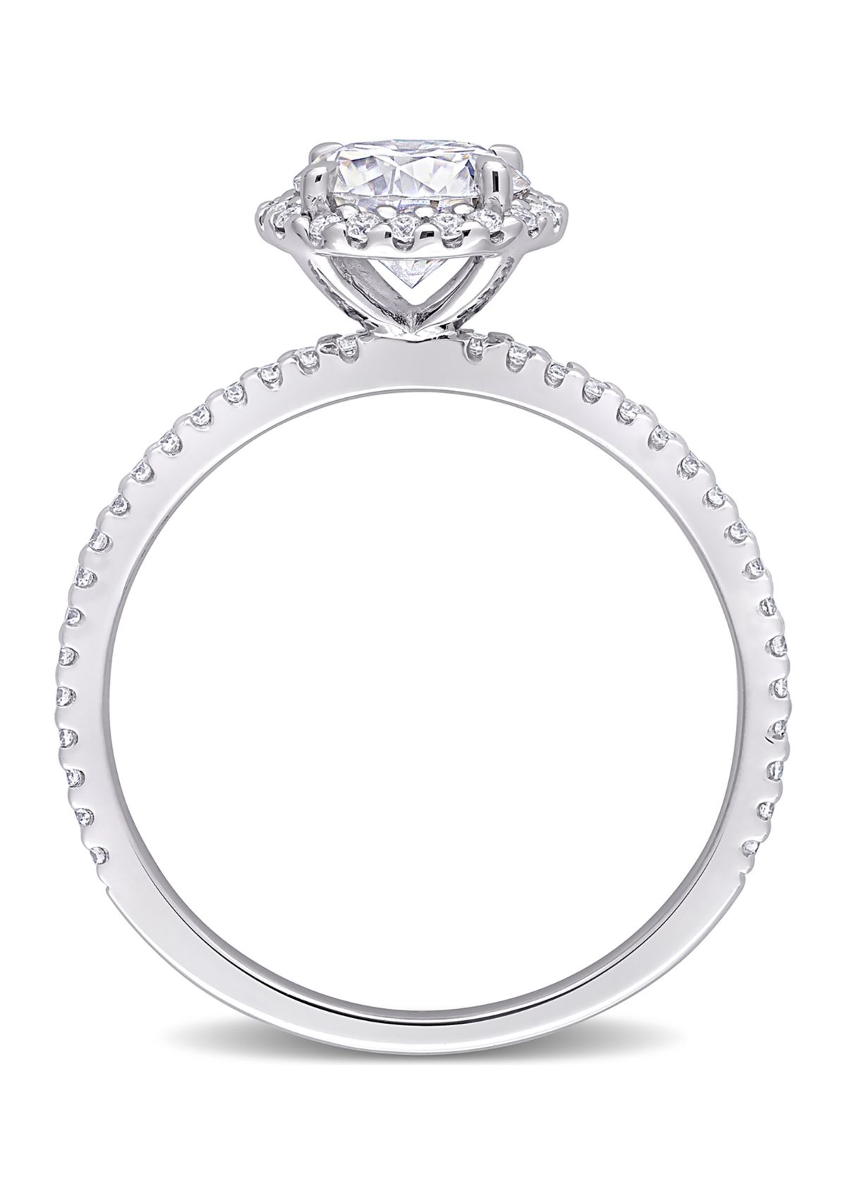 1.25 ct. t.w. Created Moissanite Ring in Sterling Silver