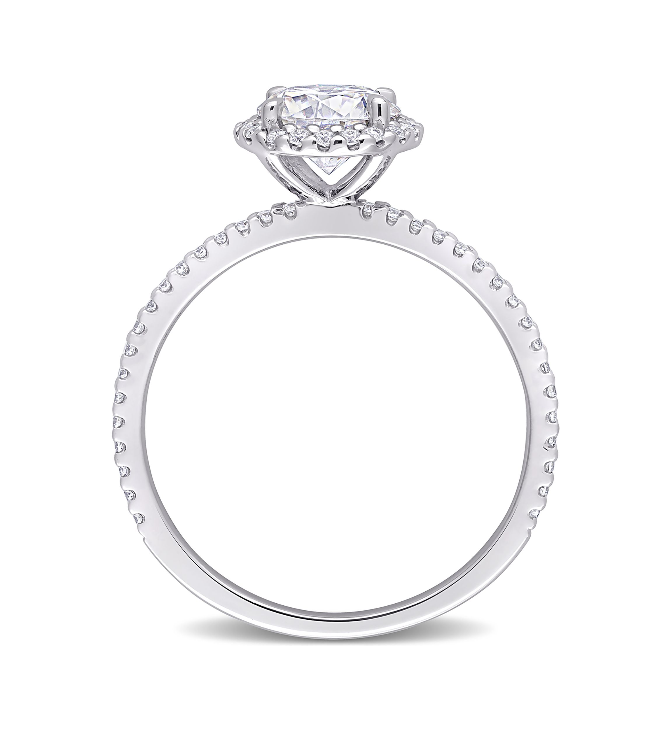1.25 ct. t.w. Created Moissanite Ring in Sterling Silver